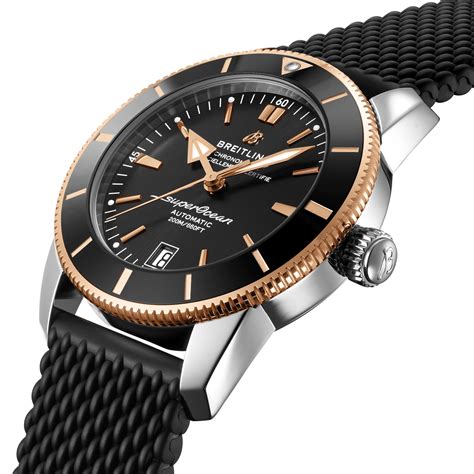 breitling superocean 42 mens black rubber strap watch|Breitling 1884 Superocean automatic.